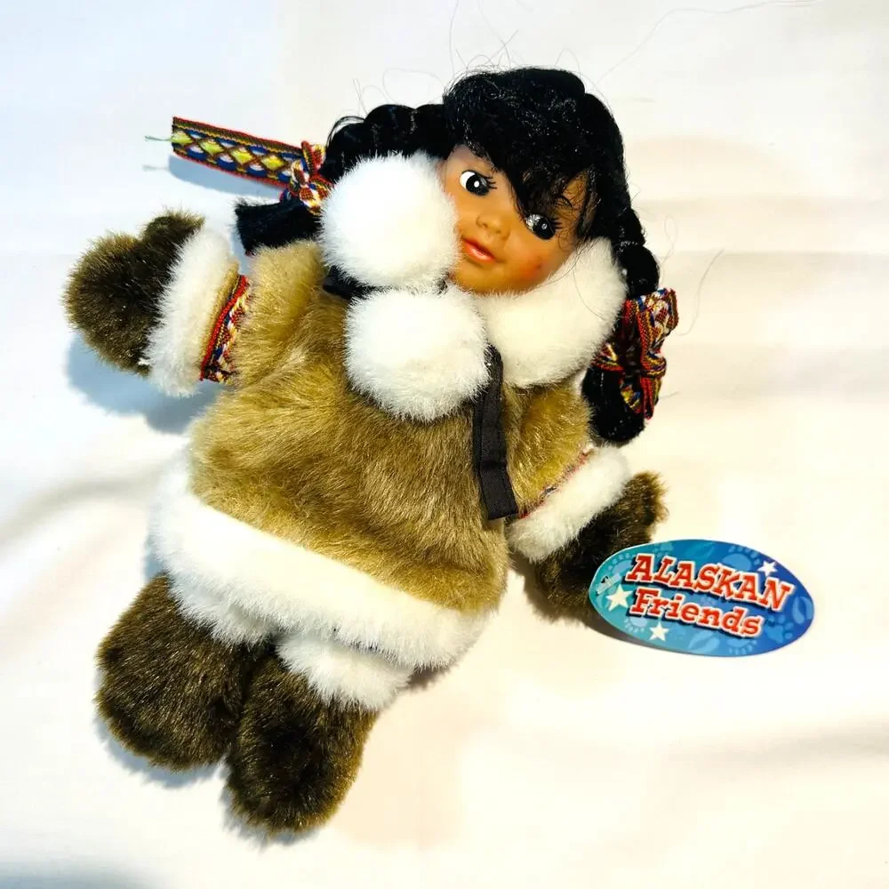 NWT Vintage Alaskan Friends Indigenous Inuit Doll